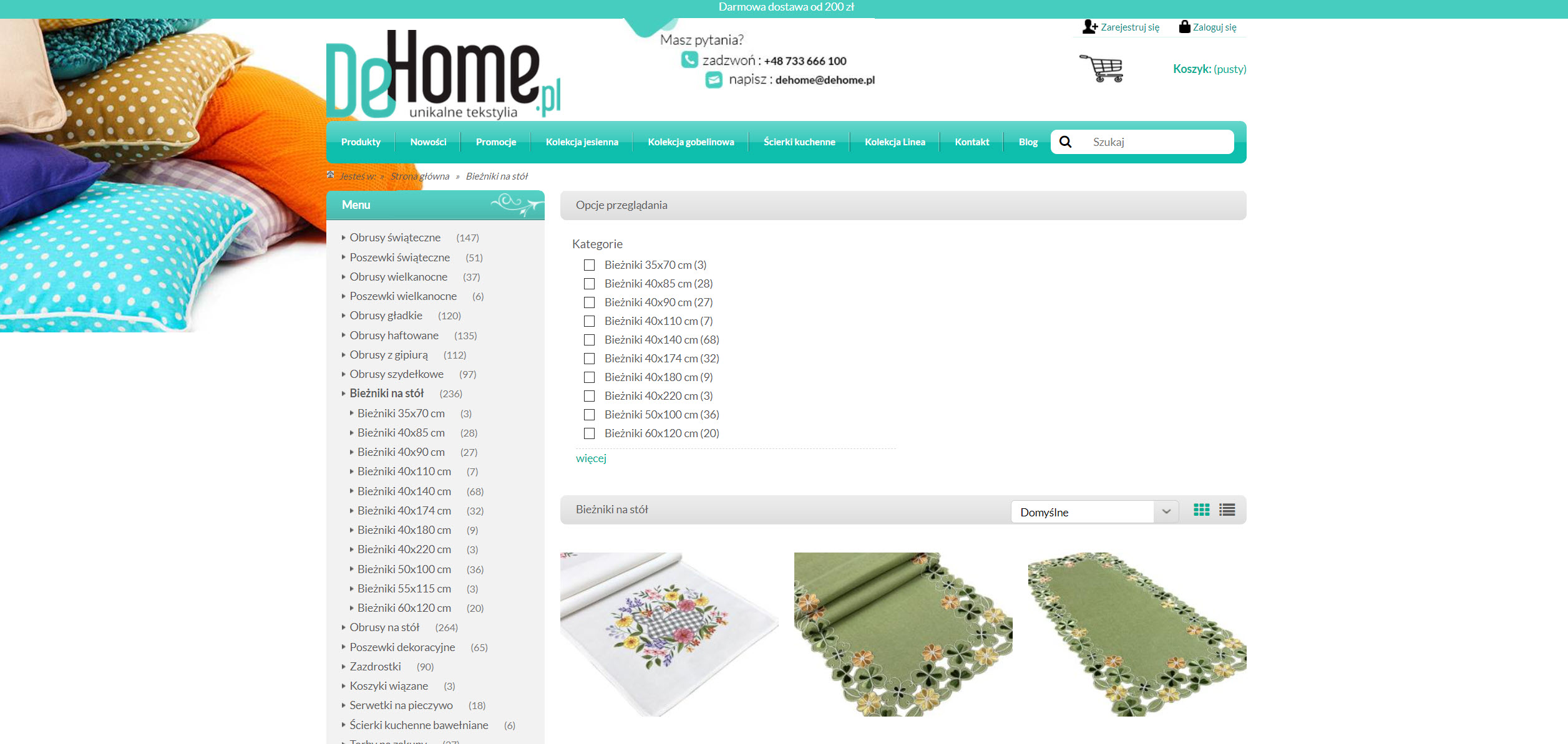 Bieżniki jako element dekoracyjny – jak łączyć je z obrusami i serwetami?