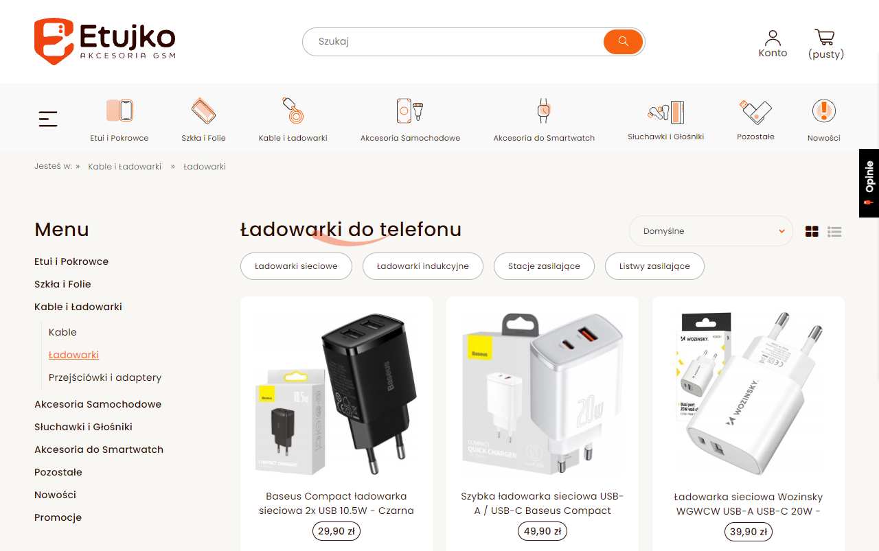 Ile watów powinna mieć ładowarka do telefonu?