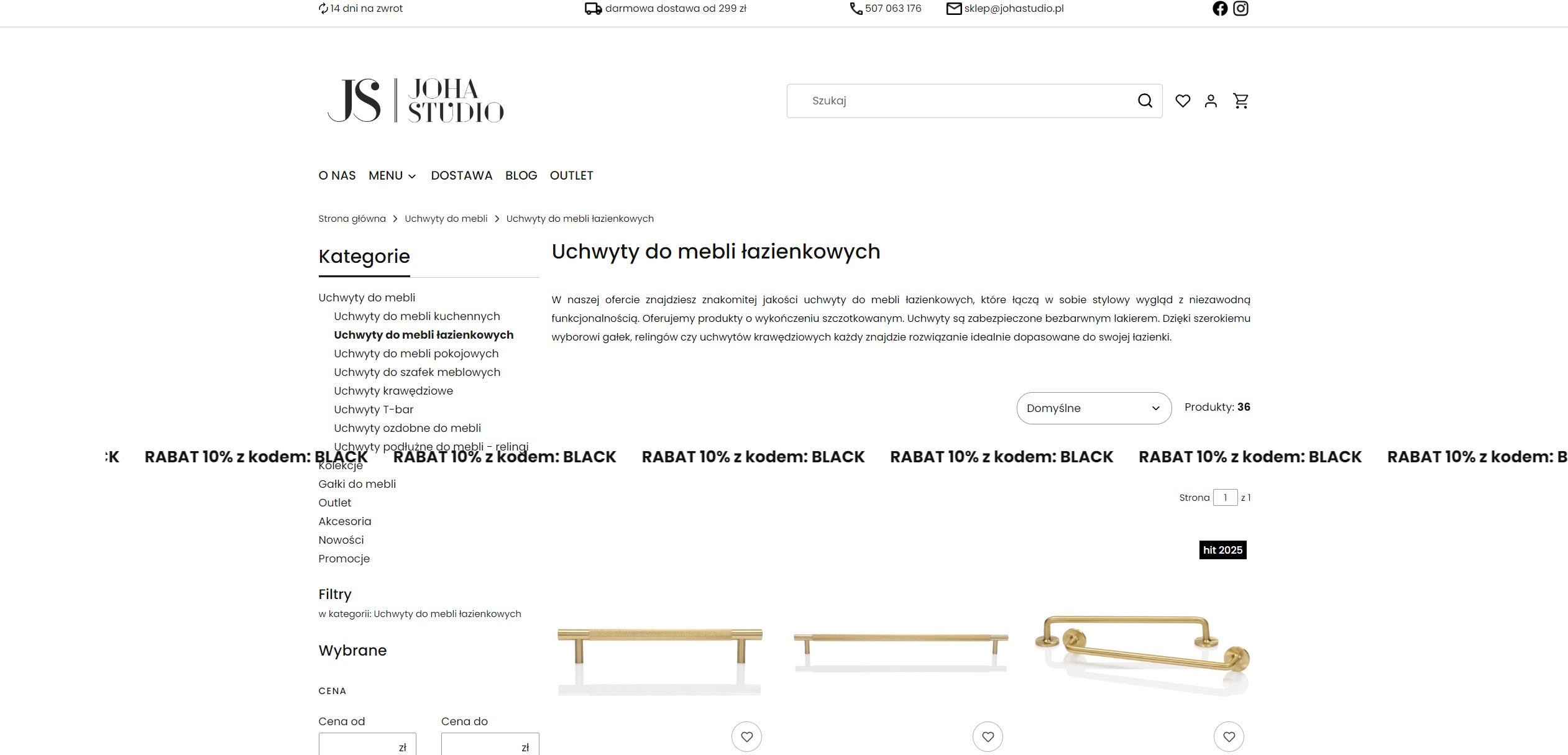 Uchwyty do mebli łazienkowych - co jest modne w 2025 roku?