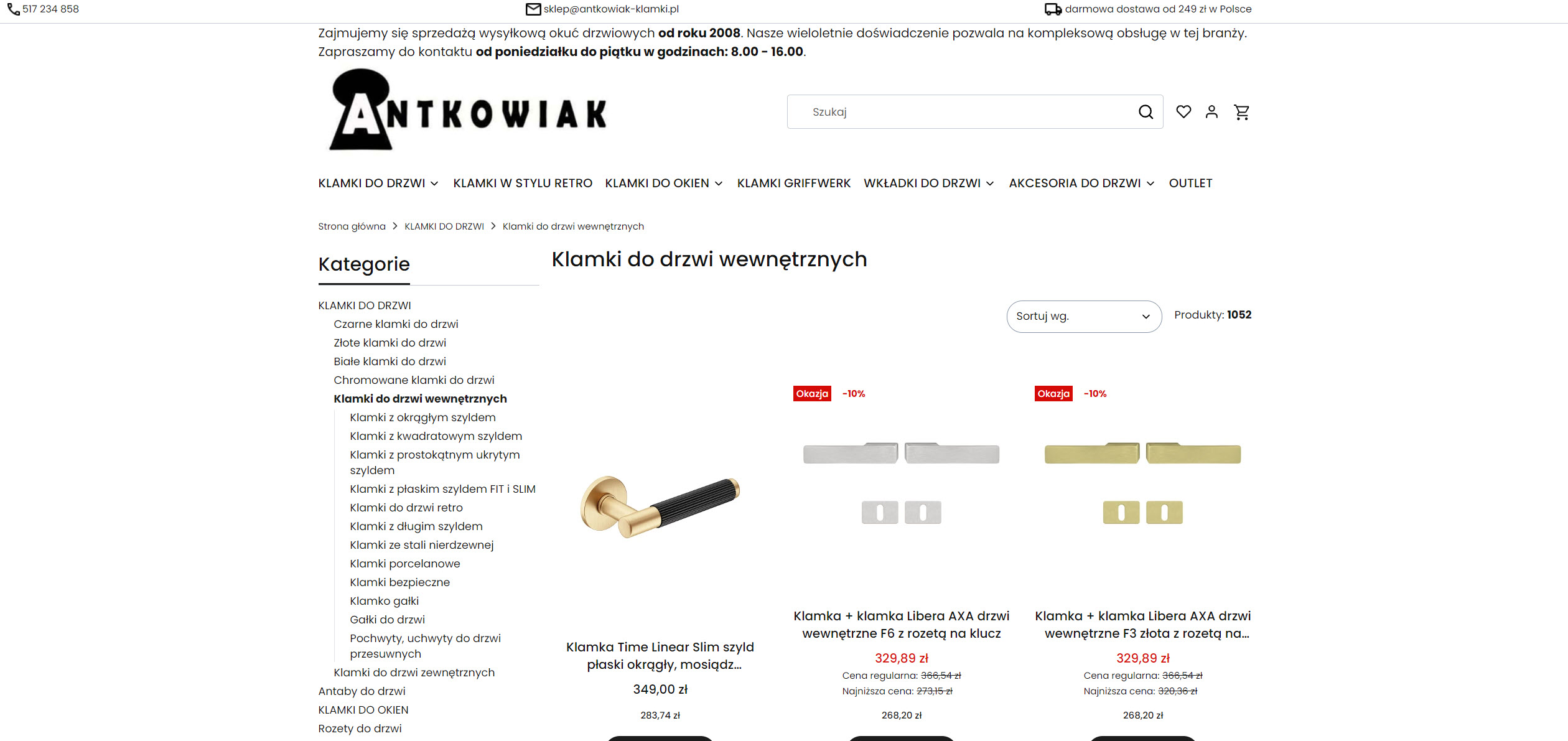 Modne klamki do drzwi wewnętrznych - jak dopasować je do stylu loft, glamour i skandynawskiego?