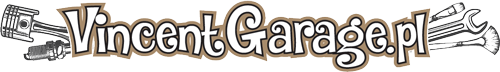Logo firmy Gadżety dla fanów motoryzacji - Vincent Garage