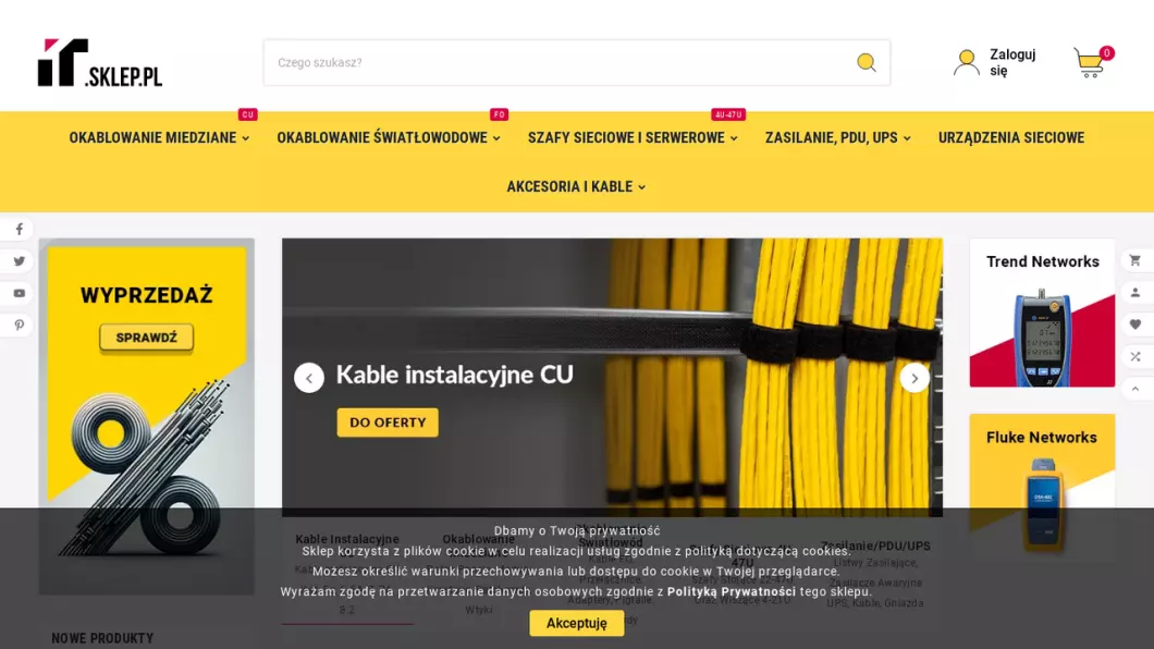 Zrzut ekranu strony Sklep teleinformatyczny it.sklep.pl
