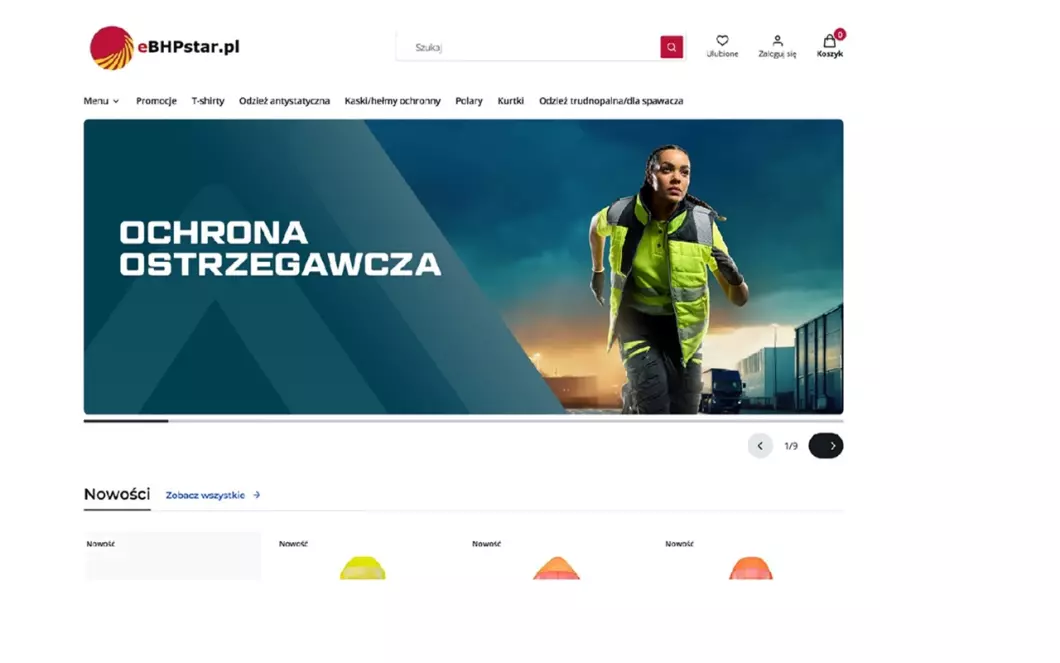 Zrzut ekranu strony eBHPstar.pl